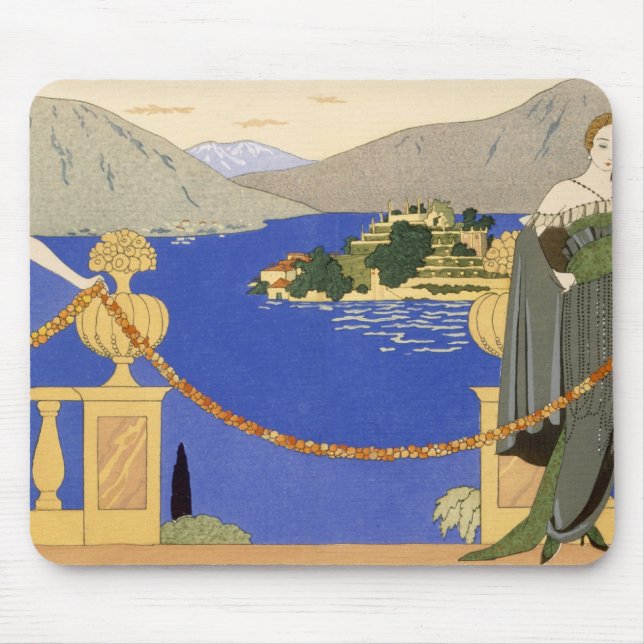 Isola Bella, Abendskleider entwarf durch Redfern, Mousepad (Vorne)