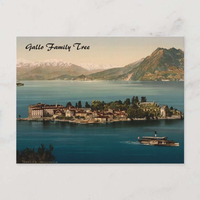 Isola Bella III, Lago Maggiore, Piemont, Italien Postkarte (Vorderseite)