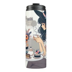 Isolierflasche Pause Kaffee Paris Thermosbecher
