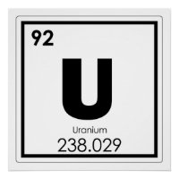 Isomalchemikalienformel für Uran