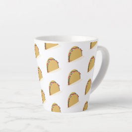 Isometric Taco Muschel Food Restaurant Milchtasse