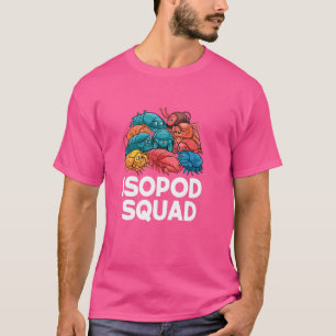 Isopod-Truppe farbenfrohe rollie pollie Kreaturen T-Shirt