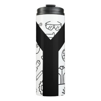 Isotherme Fahrradzylinder Thermosbecher