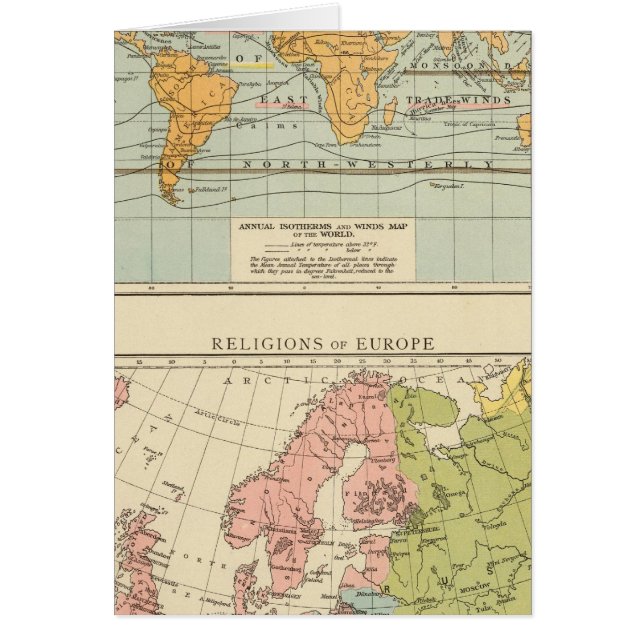 Isotherme, Winde Religions Europa (Vorne)