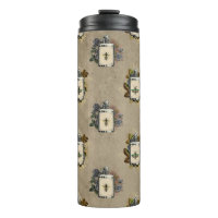 Bouteilles de potion florales gothiques antiques