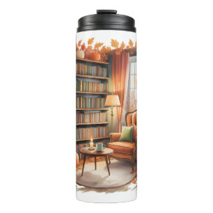 Isothermes Elegant Fall Bookshelf Bouteilles — Cozy Curtain