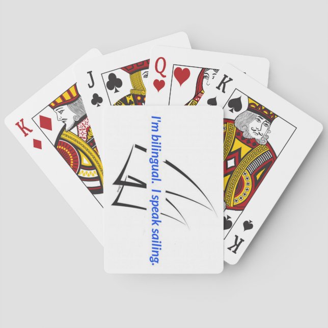 iSpeakSegeln "Bilingual" Spielkarten (Rückseite)