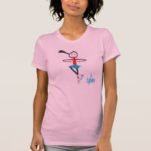 ispin I Sprungs-Eis-Skater T-Shirt