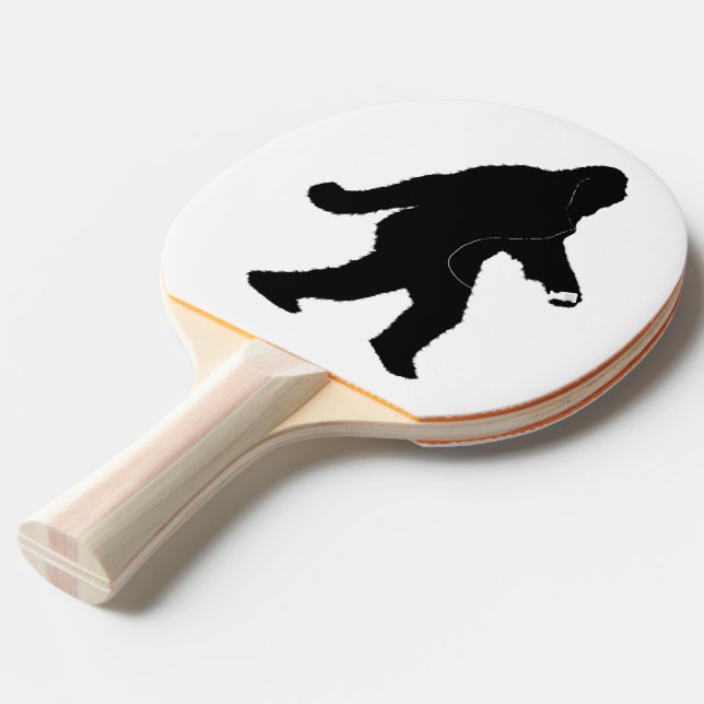 iSquatch (Hintergrundfarbe anpassen) Tischtennis Schläger (Vorderseite)