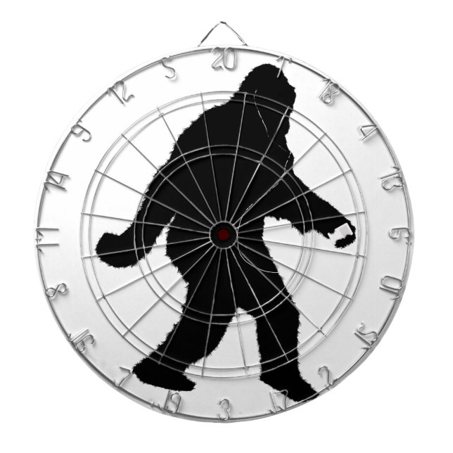 iSquatch (Hintergrundfarbe hinzufügen) Dartscheibe (vorne)