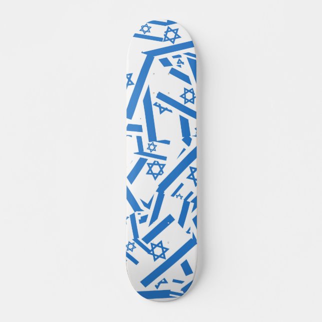 Israel-Collage Skateboard (Vorne)