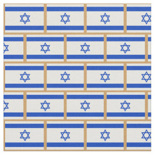 Israel Flag & jüdische Fabrik / israelische Mode Stoff