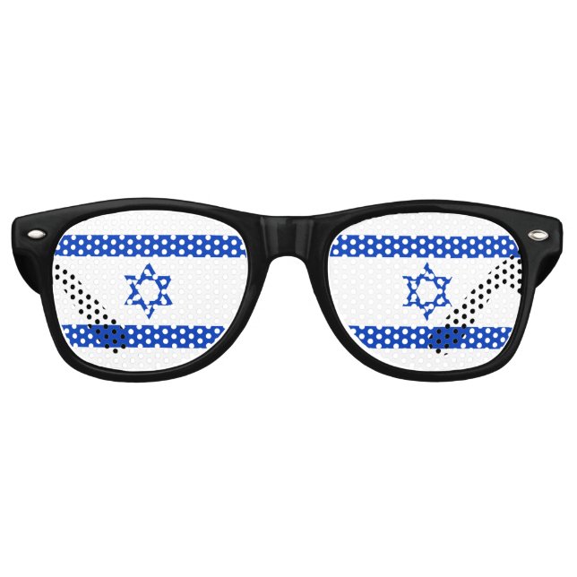 Israel flag  partybrille (Vorderseite)