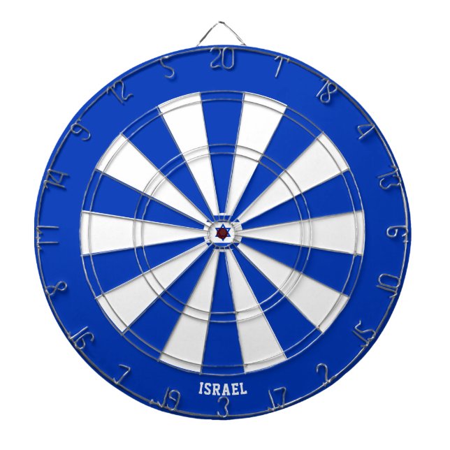 Israel Flag Patriot's Bullseye Dartscheibe (vorne)