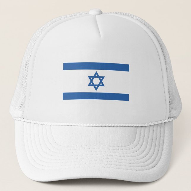 Israel Flag Truckerkappe (Vorderseite)