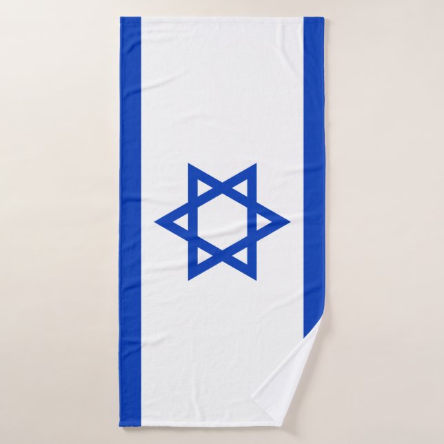 Israel-flagge.ai Badehandtuch (Badehandtuch)