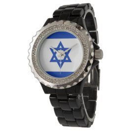 Israel-Flagge Armbanduhr