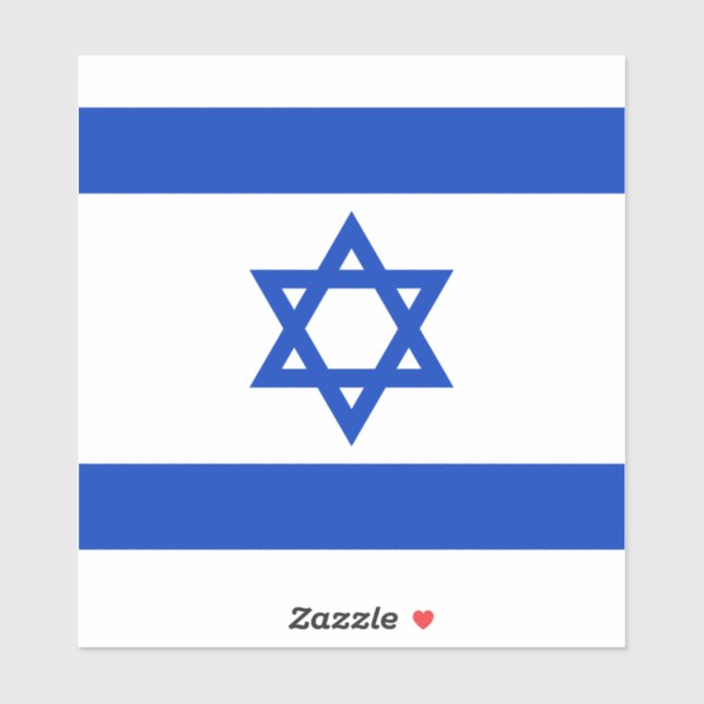 Israel-Flagge Aufkleber (Blatt)