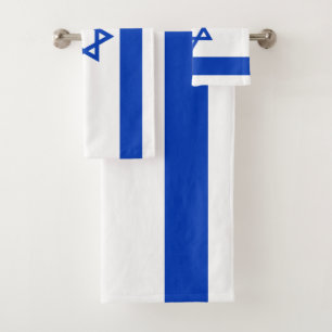 Israel-Flagge Badhandtuch Set