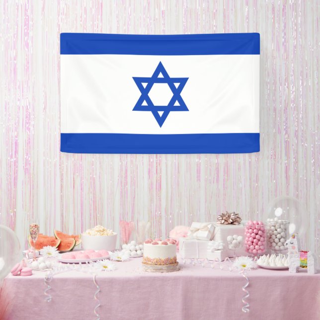 Israel-Flagge Banner (Party)