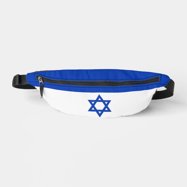 Israel-Flagge Bauchtasche (Vorderseite)