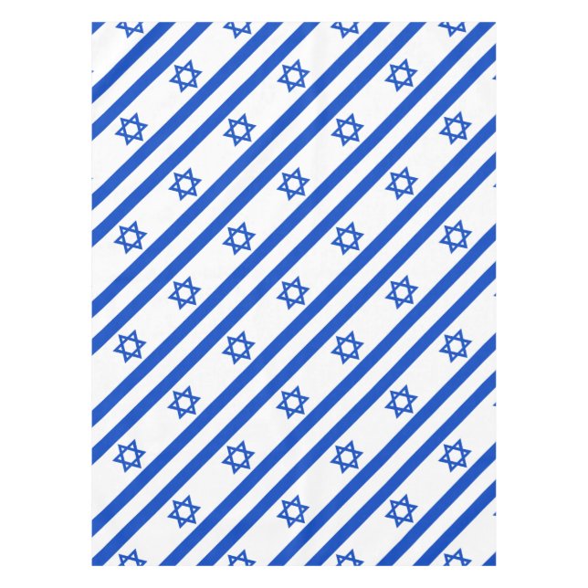 Israel-Flagge blauer Star von David Tischdecke (Vorderseite)
