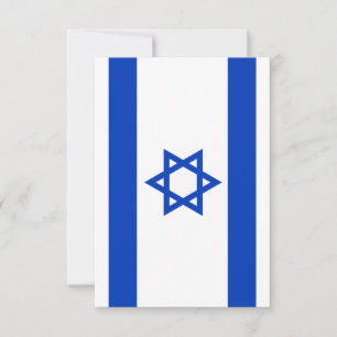 Israel-Flagge Dankeskarte