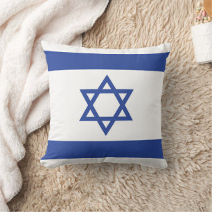 Israel-Flagge: Davidstern, Judentum, jüdisch, Zion Kissen