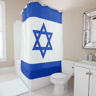 Israel-Flagge Duschvorhang