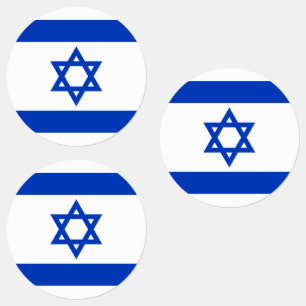 Israel-Flagge Etiketten