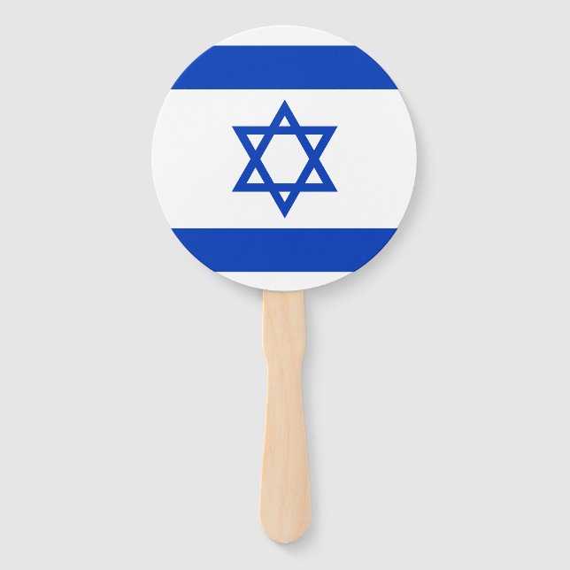 Israel-Flagge Fächer (Vorderseite)