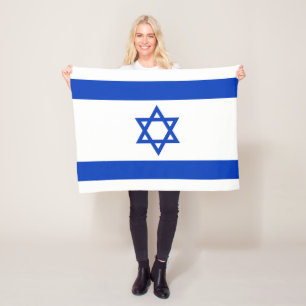 Israel-Flagge Fleecedecke