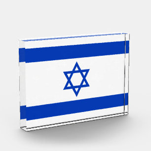 Israel-Flagge Fotoblock