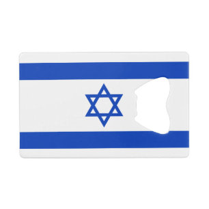 Israel-Flagge Geldbeutel Flaschenöffner
