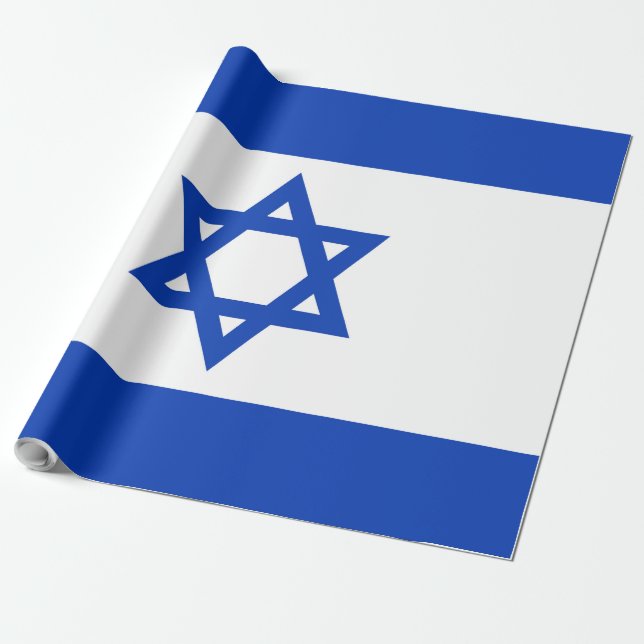 Israel-Flagge Geschenkpapier (Ungerollt)