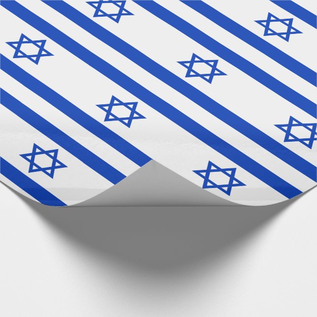 Israel-Flagge Geschenkpapier (Ecke)