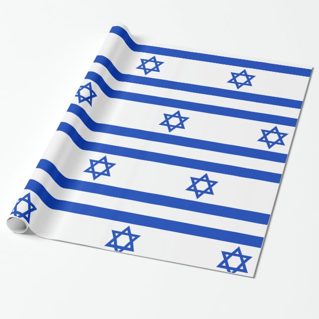 Israel-Flagge Geschenkpapier (Ungerollt)