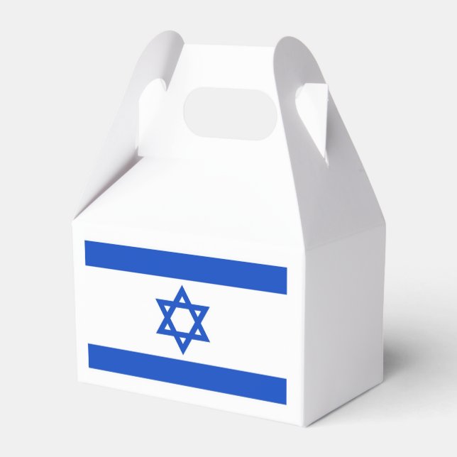 Israel-Flagge Geschenkschachtel (Rückseite)
