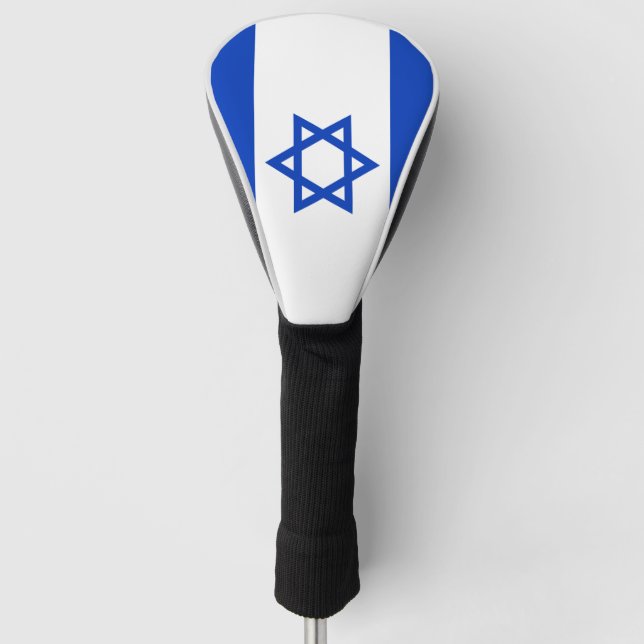 Israel-Flagge Golf Headcover (Vorderseite)