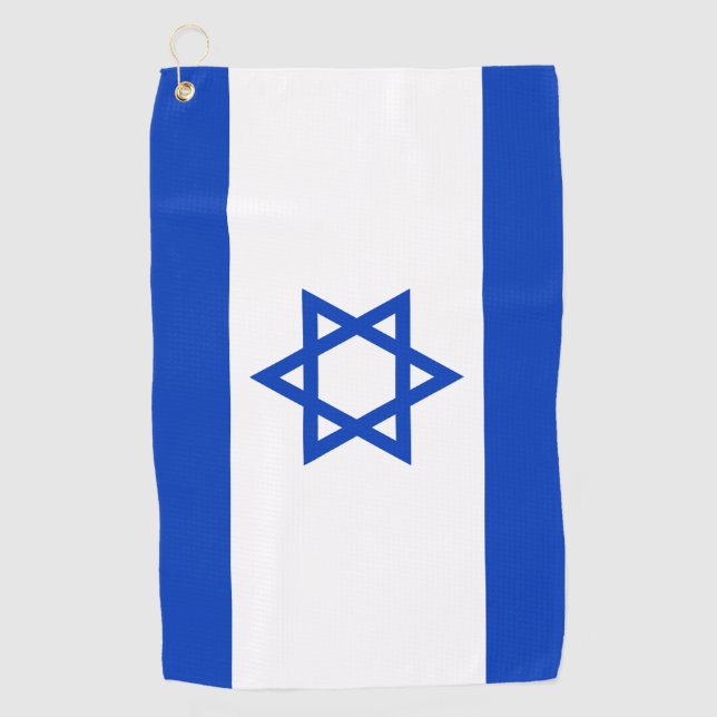 Israel Flagge & Israel Golfurlaub /Sport Golfhandtuch (Vorderseite)