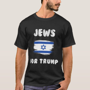Israel Flagge Juden für Trump T-Shirt