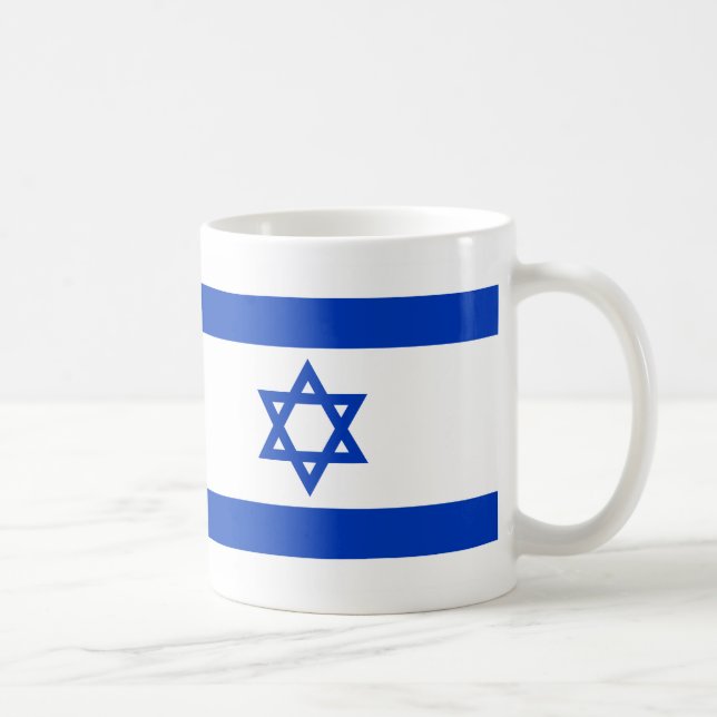 Israel-Flagge Kaffeetasse (Rechts)