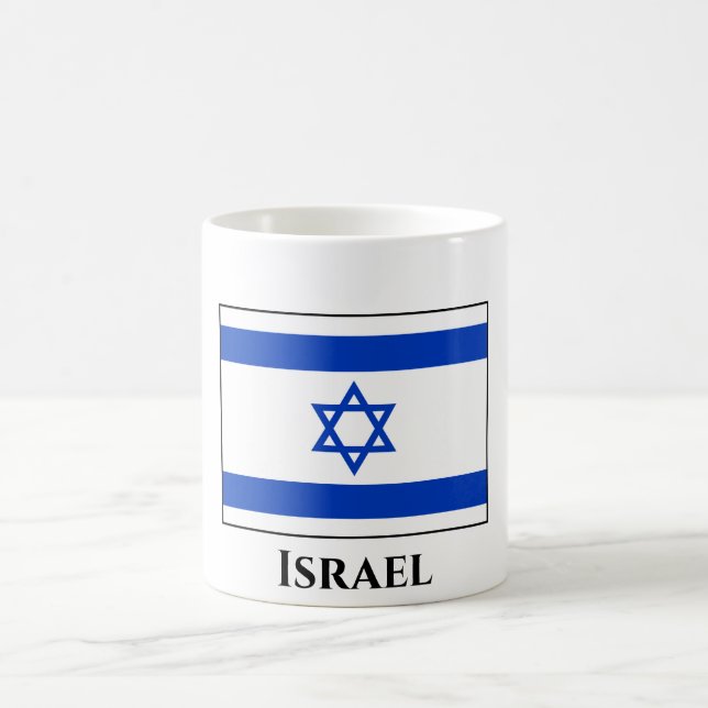 Israel-Flagge Kaffeetasse (Mittel)