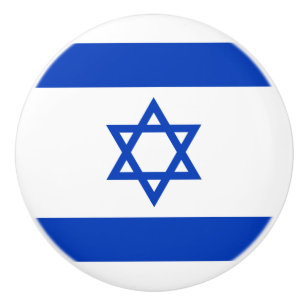 Israel-Flagge Keramikknauf