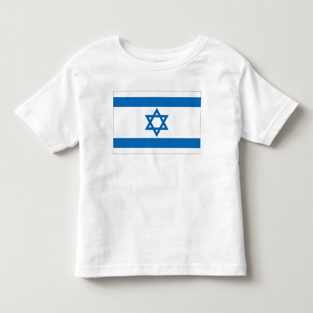 Israel-Flagge Kleinkind T-shirt (Vorderseite)