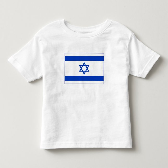 Israel-Flagge Kleinkind T-shirt (Vorderseite)