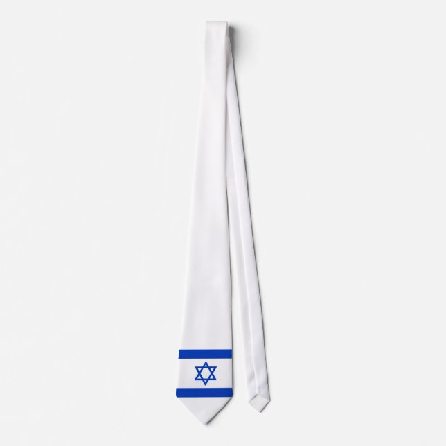Israel-Flagge Krawatte (Vorderseite)