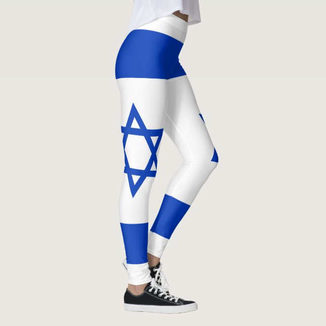Israel-Flagge Leggings (Rechts)
