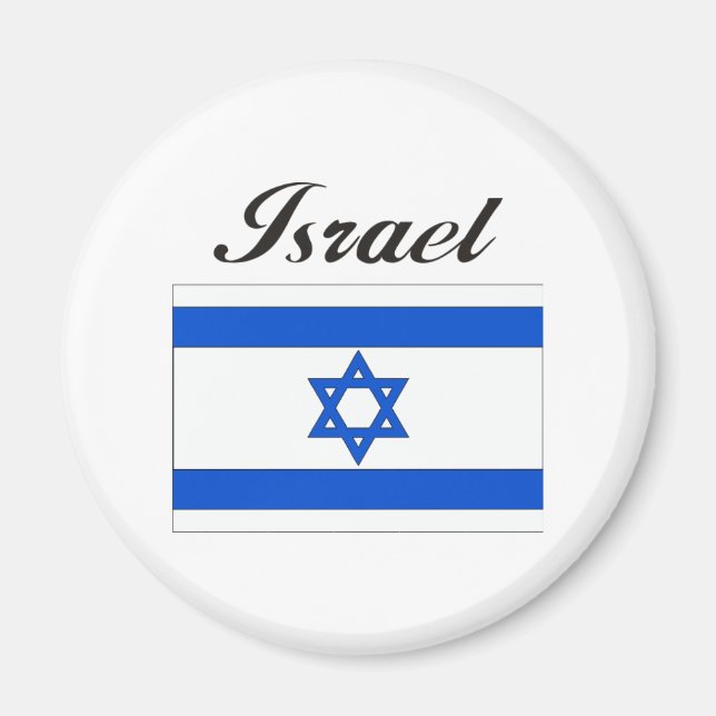 Israel-Flagge Magnet (Vorne)