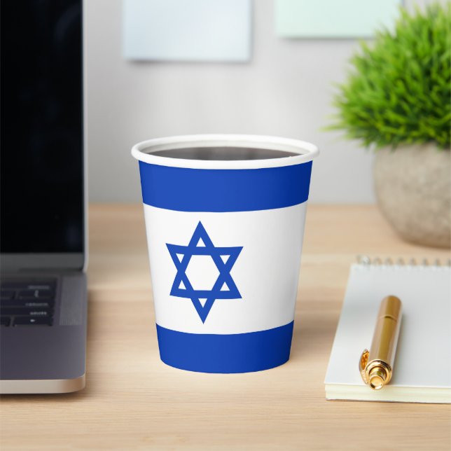 Israel-Flagge Pappbecher (InSitu)